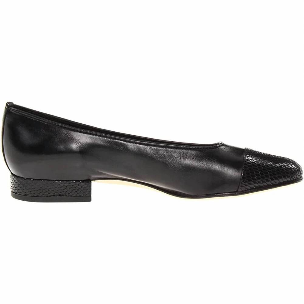 NEW VANELI women's fc-313 leather flats in black